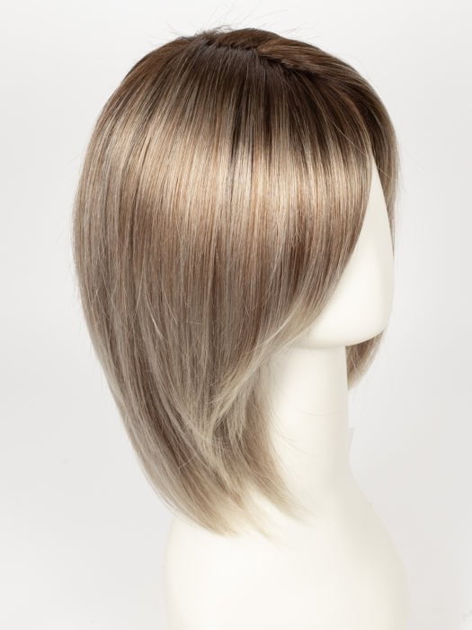 MELTED-MARSHMALLOW | Subtly Warm Dark Sandy Blonde Blend with Medium Brown Roots and Light Ash Blonde Tips and Highlights