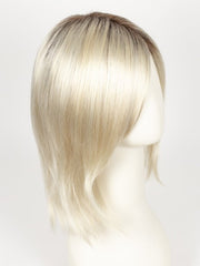 SEASHELL-BLOND-R | Cool White Blonde and Creamy White Tones Blended with Soft Brown Roots