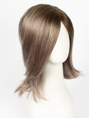 MILK-TEA-LR | Creamy Beige with Longer Dark Root