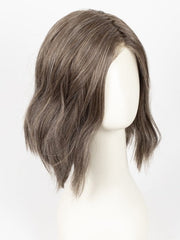 39F38 ROASTED CHESTNUT | Light Natural Ash Brown with 75% Grey Front, graduating to Medium Brown with 35% Grey Nape