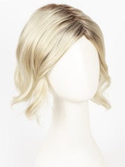 CHAMPAGNE-R | Light Beige Blonde, Medium Honey Blonde, and Platinum Blonde blend with Dark Roots