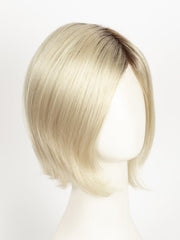 CHAMPAGNE-R | Light Beige Blonde, Medium Honey Blonde, and Platinum Blonde blend with Dark Roots