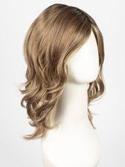 BERNSTEIN-MULTI-SHADED 20.27.12 | Light Strawberry Blonde, Dark Strawberry Blonde and Lightest Brown Blend with Dark Shaded Roots