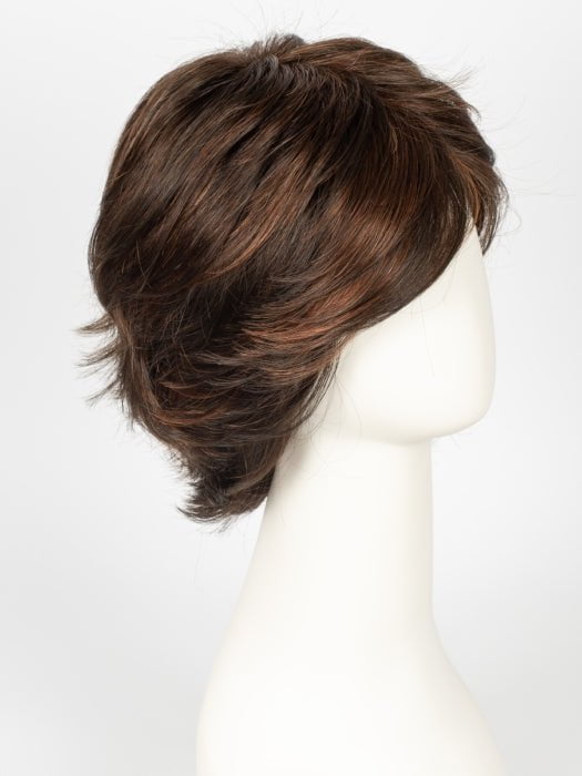 R6/28H COPPERY MINK | Dark Medium Brown Evenly Blended with Vibrant Red Highlights