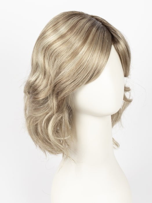 ROSE-GOLD-R | Blonde Base with Reddish Highlights and Dark Roots