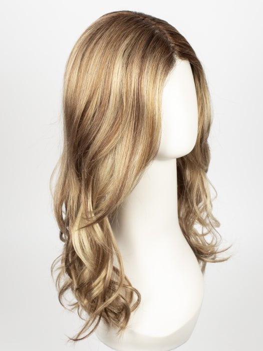 14/26S10 SHADED PRALINES N' CREAM | Light Gold Blonde & Medium Red-Gold Blonde Blend, Shaded with Light Brown