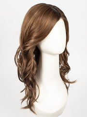 30A27S4 SHADED PEACH | Medium Natural Red & Medium Red-Gold Blonde Blend, Shaded with Dark Brown