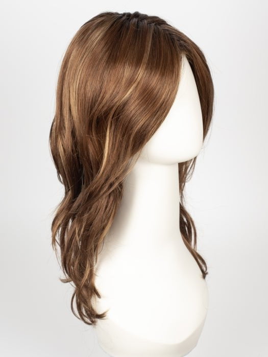 30A27S4 SHADED PEACH | Medium Natural Red & Medium Red-Gold Blonde Blend, Shaded with Dark Brown