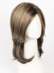 CHOCOLATE-FROST | Dark Brown Base with Honey Blonde and Platinum Highlights