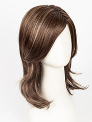 AUBURN-SUGAR-R | Rooted Dark with a Medium Auburn base with a Dark Strawberry Blonde highlight
