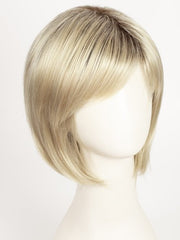 CHAMPAGNE-R | Light Beige Blonde, Medium Honey Blonde, and Platinum Blonde blend with Dark Roots