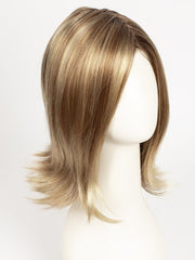 14/26S10 SHADED PRALINES N' CREAM | Light Gold Blonde & Medium Red-Gold Blonde Blend, Shaded with Light Brown