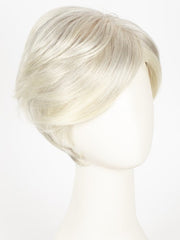 CHAMPAGNE-SILVER | Platinum Blonde and Light Grey Blended with Soft, Light Blonde at the face line