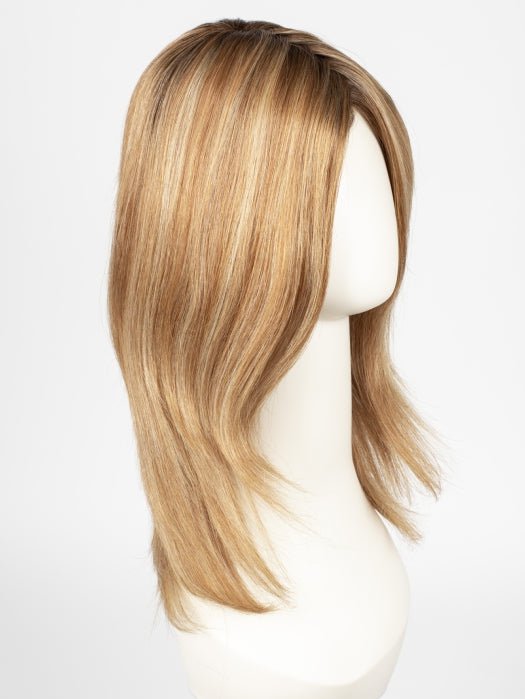HAZELNUT-CREAM | Soft Brown Root Tone and Warm Golden Blond Base with Soft Creamy Highlights