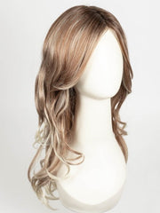 MELTED-CINNAMON | Medium-Brown Root with a Cinnamon Blond Base with Icy Blond Ends