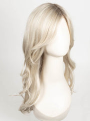 MILKY-OPAL | A Blend of Creamy Blonde and White Blonde Rooted with Warm Brown