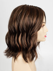 CHOCOLATE CARAMEL | Medium Brown with Soft Red and Blonde highlights