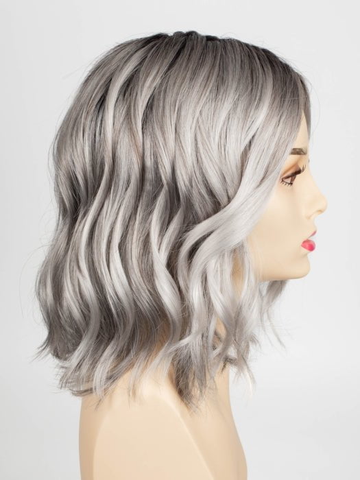 STERLING SHADOW | Medium Salt-and-Pepper Grey with Darker Brown Roots