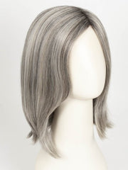 SILVER-BROWN-MR | Micro Root that transcends into Silver, Grey and Honey Brown Tones