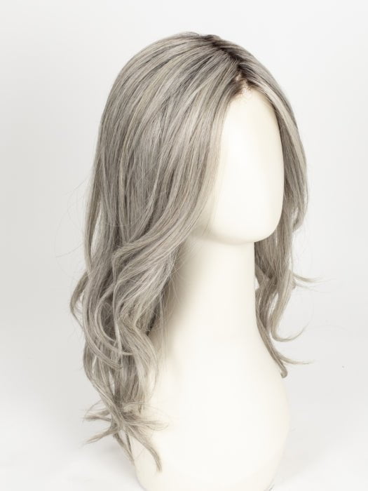 SILVER-BROWN-MR | Micro Root that transcends into Silver, Grey and Honey Brown Tones