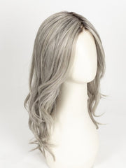 SILVER-BROWN-MR | Micro Root that transcends into Silver, Grey and Honey Brown Tones