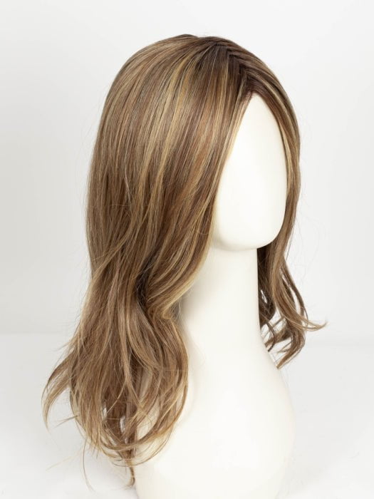 MOCHACCINO-R | Rooted Medium Warm Blonde with Chocolate Undertones and Creamy Blonde Highlights