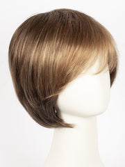 MOCCA LIGHTED | Light Brown base with Light Caramel highlights on the top only, darker nape