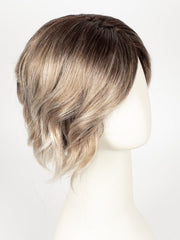 MELTED MARSHMALLOW | Subtly warm dark sandy blonde blend with medium brown roots and light ash blonde tips and highlights