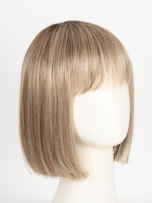 SAND MULTI ROOTED 14.22.20 | Medium Ash Blonde Blended with Light Neutral Blonde and Light Strawberry Blonde Blend and Shaded Roots