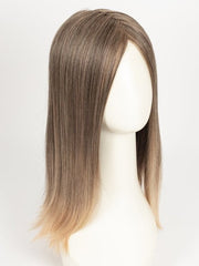 POWDER BLONDE TIPPED | Light Brown and Lightest Ash Blonde with Red Violet Blended with Pale Pink and Lighter Tipped Ends