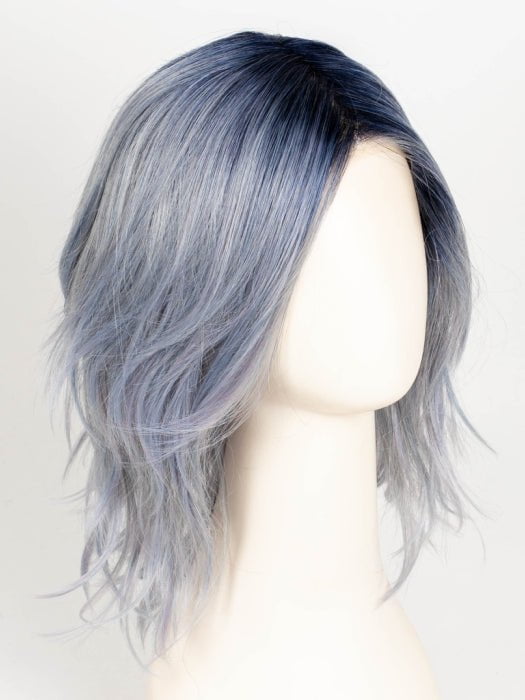 FROZEN SAPPHIRE | Icy Blue Base with Indigo Black Roots