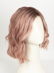 WATERMELON-R | Rich Pastel Pink Base with Subtle Soft Reddish Tone and Soft Dark Brown Roots