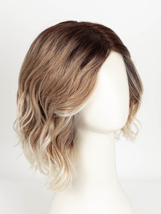 MELTED-MARSHMALLOW | Subtly Warm Dark Sandy Blonde Blend with Medium Brown Roots and Light Ash Blonde Tips and Highlights