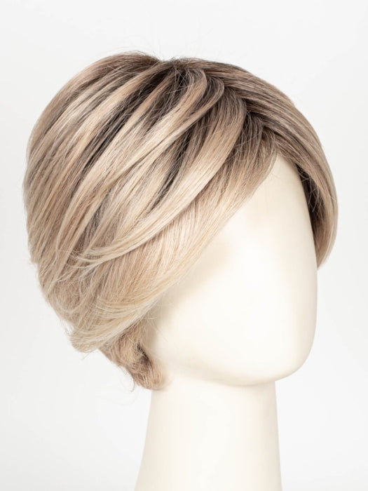 RL16/22SS SHADED ICED SWEET CREAM | Pale Blonde with Slight Platinum Highlighting with Dark Roots