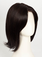RL2/4 OFF BLACK | Black Evenly Blended with Dark Brown Highlights