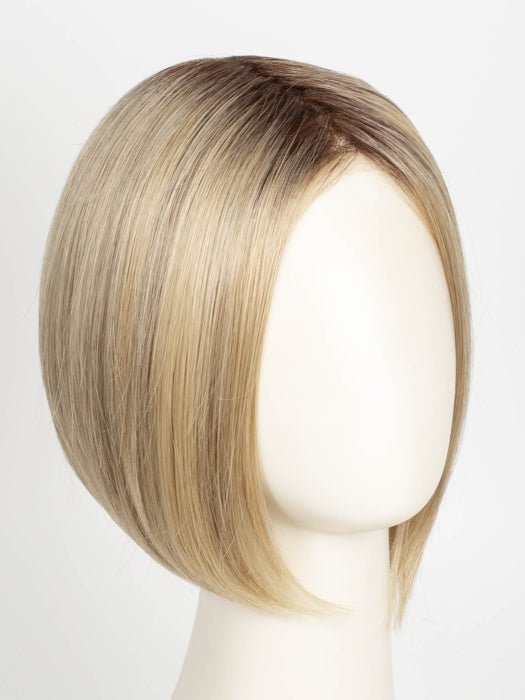 BAHAMA BEIGE SHADED 16.25.20 | Medium Blonde and Lightest Golden Blonde with Light Strawberry Blonde Blend and Shaded Roots