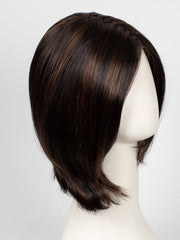 FS4/33/30A MIDNIGHT COCOA | Dark Brown, Medium Red, Medium Natural Red Blonde/Brown Blend with Medium Natural Red Blonde/Brown Blend Bold Highlights