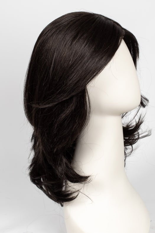 RL2/4 OFF BLACK | Black Evenly Blended with Dark Brown Highlights