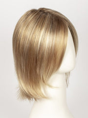 CARAMEL ROOTED | Medium Gold Blonde and Light Gold Blonde Blend with Light Brown Roots