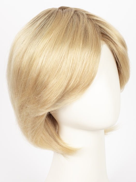 CHAMPAGNE ROOTED | Light Beige Blonde, Medium Honey Blonde, and Platinum Blonde blend with Dark Roots