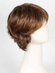 HAZELNUT ROOTED | Medium Brown base with Medium Reddish Brown and Copper Red highlights and Dark Roots