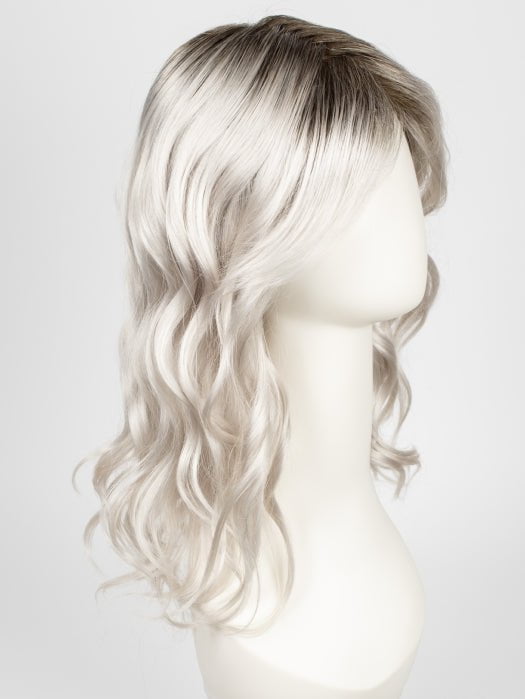 60S18 SLEET | Pure White shaded with Dark Natural Ash Blonde