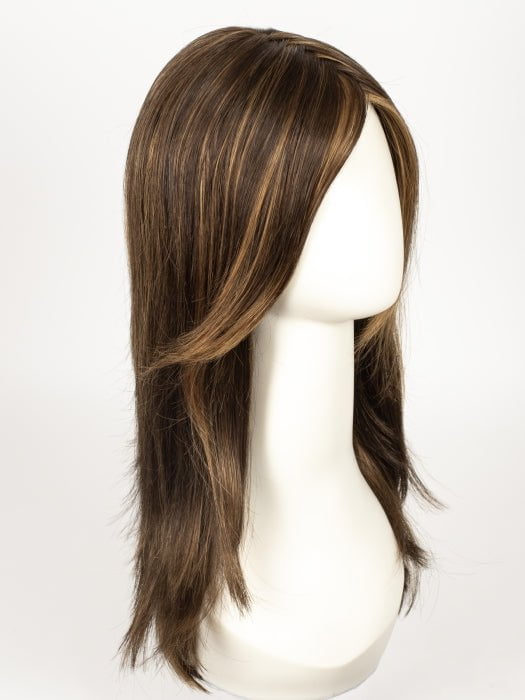 6F27 CARAMEL RIBBON | Brown with Light Red-Gold Blonde Highlights & Tips