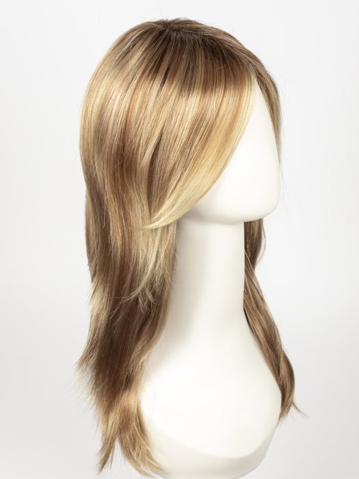 14/26S10 SHADED PRALINES N' CREAM | Light Gold Blonde & Medium Red-Gold Blonde Blend, Shaded with Light Brown