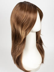 30A27S4 SHADED PEACH | Medium Natural Red & Medium Red-Gold Blonde Blend, Shaded with Dark Brown