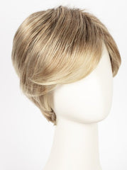 27T613S8 SHADED SUN | Medium Natural Red-Gold Blonde & Pale Natural Gold Blonde Blend and Tipped, Shaded with Medium Brown