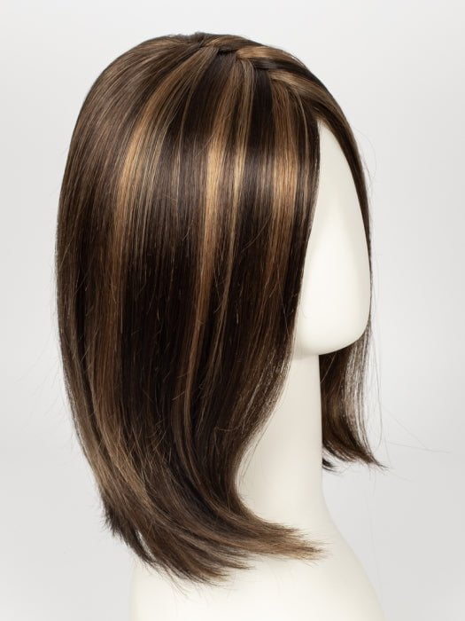 FS6/30/27 TOFFEE TRUFFLE | Brown, Medium Red-Gold, Medium Red-Gold Blonde Blend with Medium Red Gold Blonde Bold Highlights