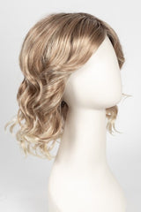 27T613S8 SHADED SUN | Medium Natural Red-Gold Blonde & Pale Natural Gold Blonde Blend and Tipped, Shaded with Medium Brown