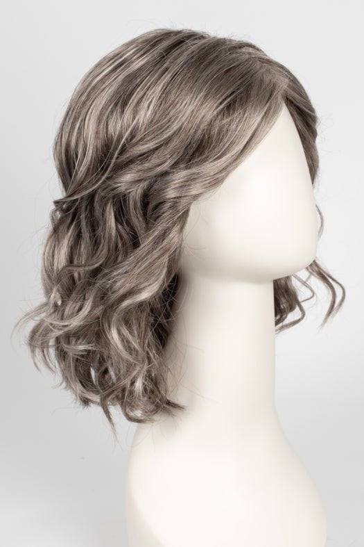 39F38 ROASTED CHESTNUT | Light Natural Ash Brown with 75% Grey Front, graduating to Medium Brown with 35% Grey Nape