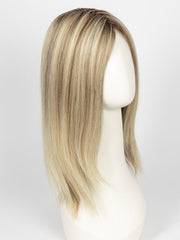12FS8 SHADED PRALINE | Medium Natural Gold Blonde, Light Gold Blonde, Pale Natural Blonde Blend, Shaded with Dark Brown